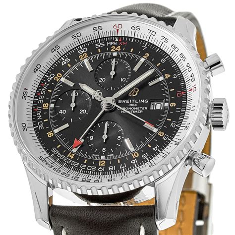 breitling navitimer chronograph black dial|breitling navitimer 46mm.